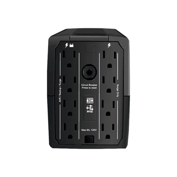 UPS CDP R-UPR1008 panel trasero con 8 tomas de corriente NEMA 5-15R
