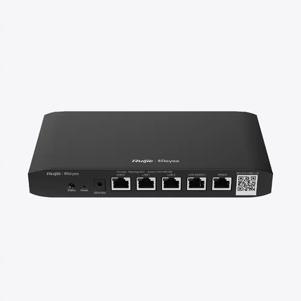 Router Gateway Ruijie Reyee RG-EG105G V2 Router y gateway Gigabit Ruijie Reyee RG-EG105G V2 chasis metalico