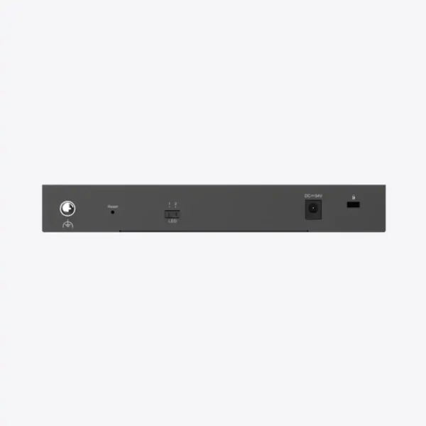 Switch Ruijie Reyee RG-ES210GS-P detalle de puertos RJ45 PoE 120W y SFP