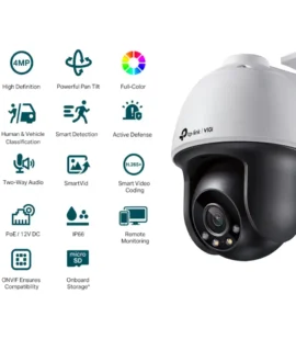 Camara de seguridad PT exterior TP-Link VIGI C540 de 4MP Pan Tilt
