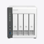 Servidor de almacenamiento NAS QNAP TS-433 de 4 bahías vista frontal