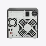 Servidor de almacenamiento NAS QNAP TS-473 vista trasera puertos y conectores